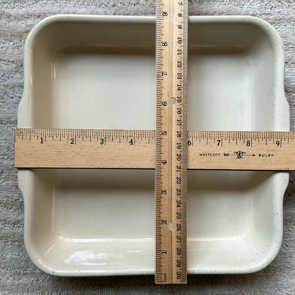 Emile Henry France Red Casserole Williams Sonoma Square Dish 9 x 9